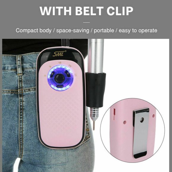 Electric Nail Drill Machine - Pink new in box never used - Picture 5 of 9